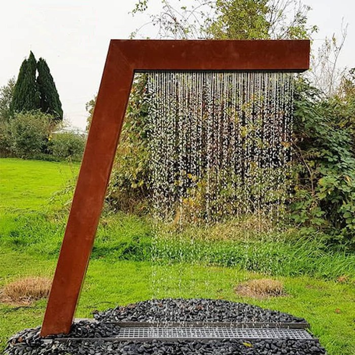 backyard water fountain