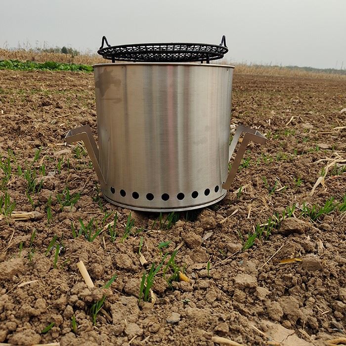 outdoor stainless steel barbecue stove single stove