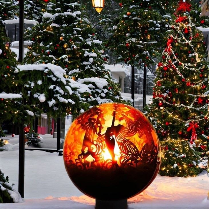 Fire Bowl Fire Pit Sphere
