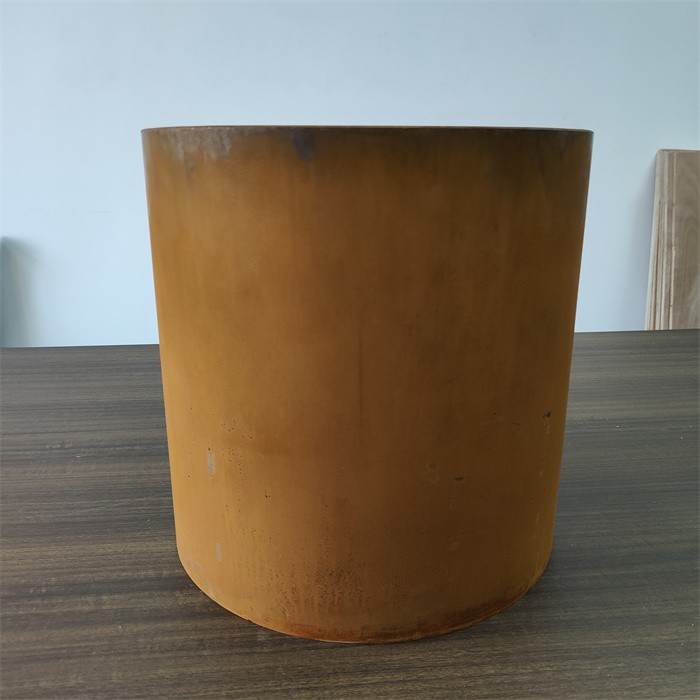 Customized Outdoor Corten Steel Flower Vase