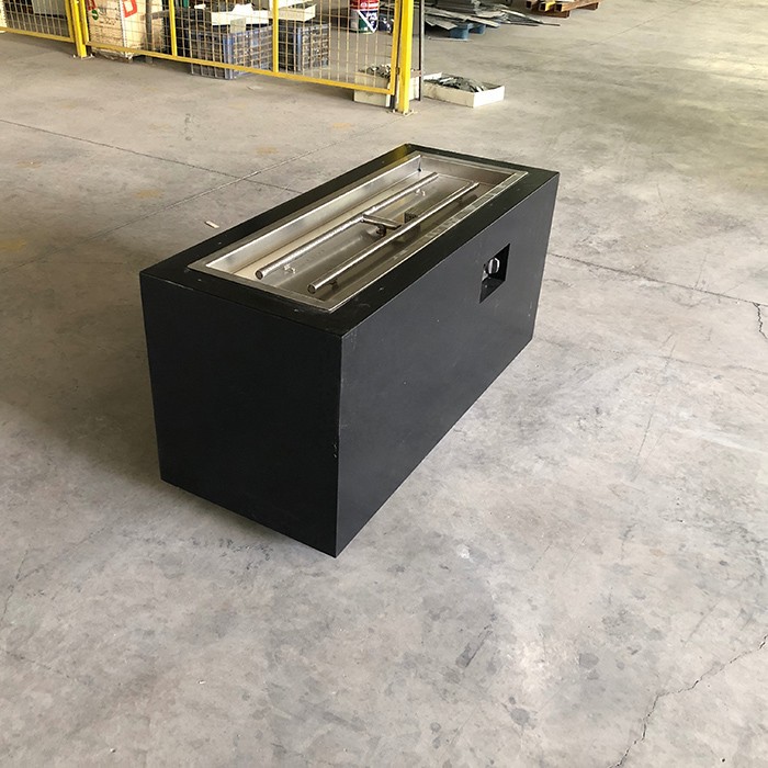 gas fire pit rectangular