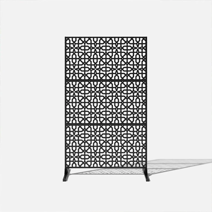 garden metal grid wall decor fence