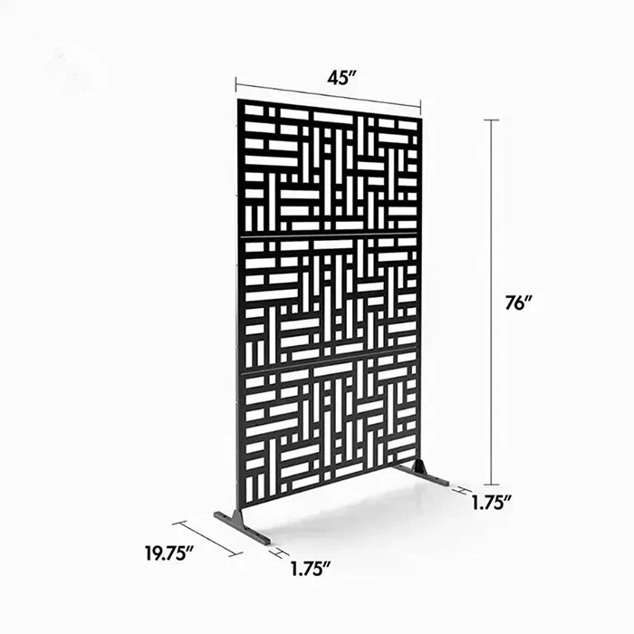 garden trellis privacy steel screen fence