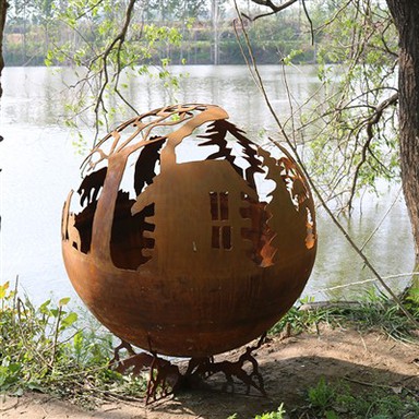 Garden Party Fire Sphere
