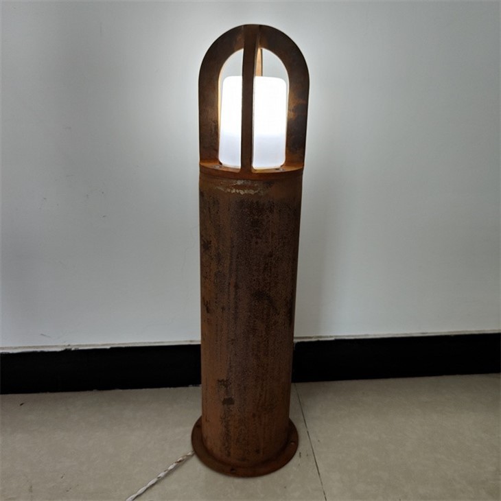 Corten Lighting Bollards