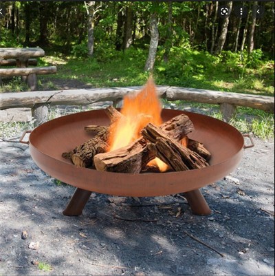 Corten Steel Patio Fire Pit
