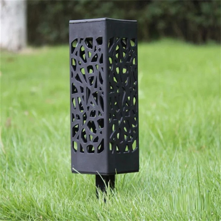 Solar Powered Bollard Garden Lights